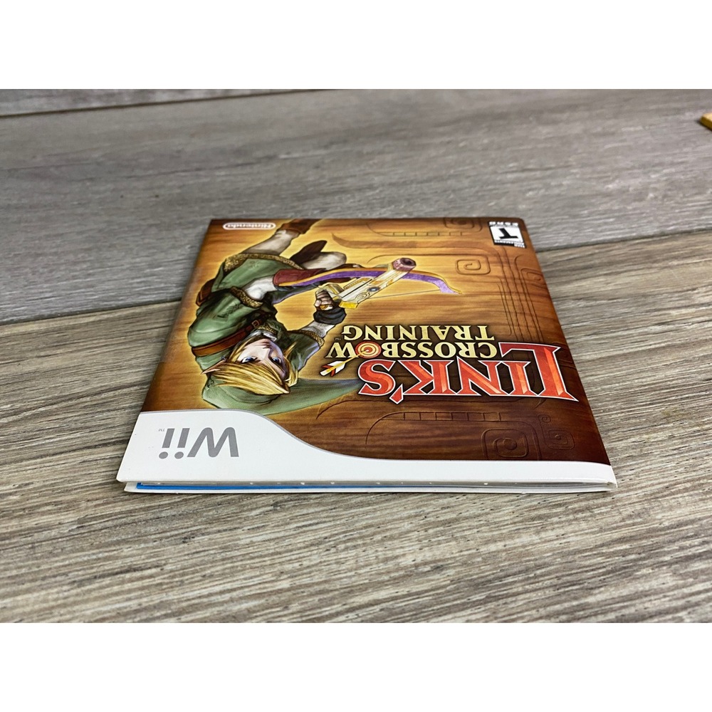 Nintendo Wii Links Crossbow Training Zelda Game Cardboard Sleeve‎ NTSC 2007